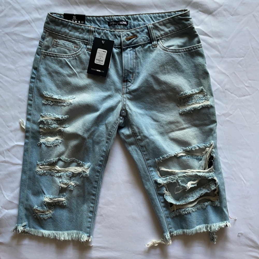 Fashion nova relaxed jean shorts